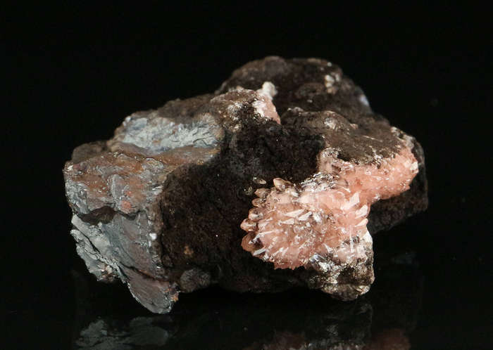 Rhodochrosite on Matrix, "N'Chwaning I Mine, Kalahari Manganese Field, Northern Cape, South Africa "