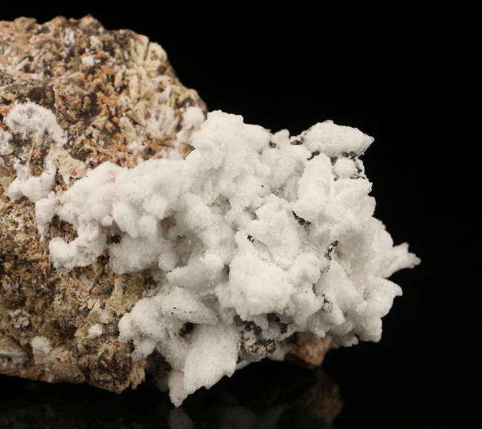 Calcite on Matrix, "N'Chwaning II Mine, Kalahari Manganese Field, Northern Cape, South Africa "