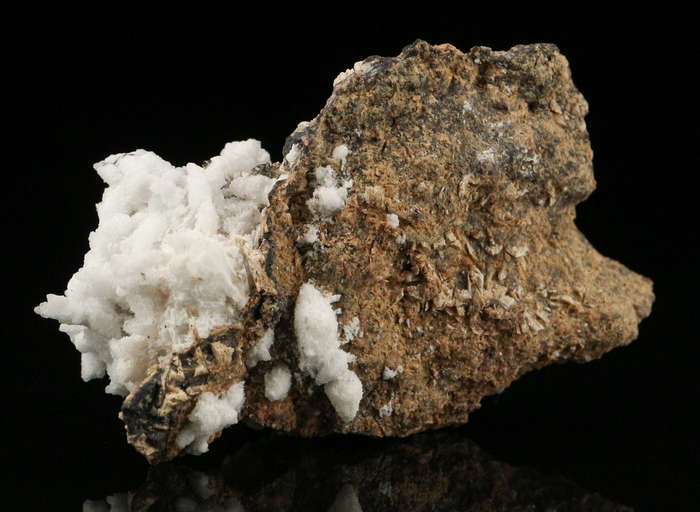 Calcite on Matrix, "N'Chwaning II Mine, Kalahari Manganese Field, Northern Cape, South Africa "