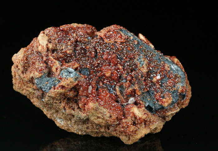 Andradite on Hematite, "Wessels Mine, Kalahari Manganese Field, Northern Cape, South Africa "