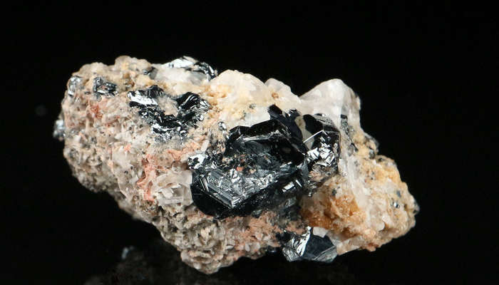 Hematite, Calcite Cluster,"N'Chwaning II Mine, Kalahari Manganese Field, Northern Cape, South Africa