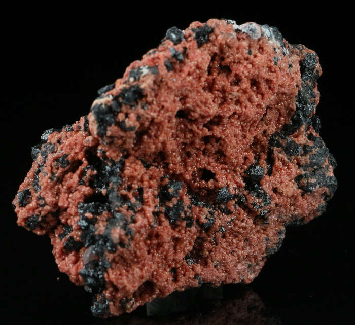 Hausmannite on Andradite,"N'Chwaning II Mine, Kalahari Manganese Field, Northern Cape, South Africa