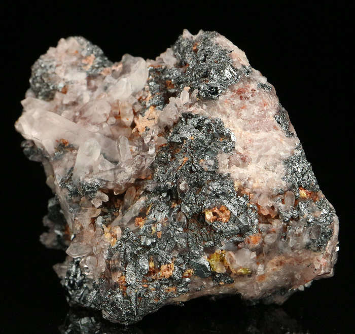 Hematite on Quartz Cluster, Artonvilla Mine, Musina, South Africa
