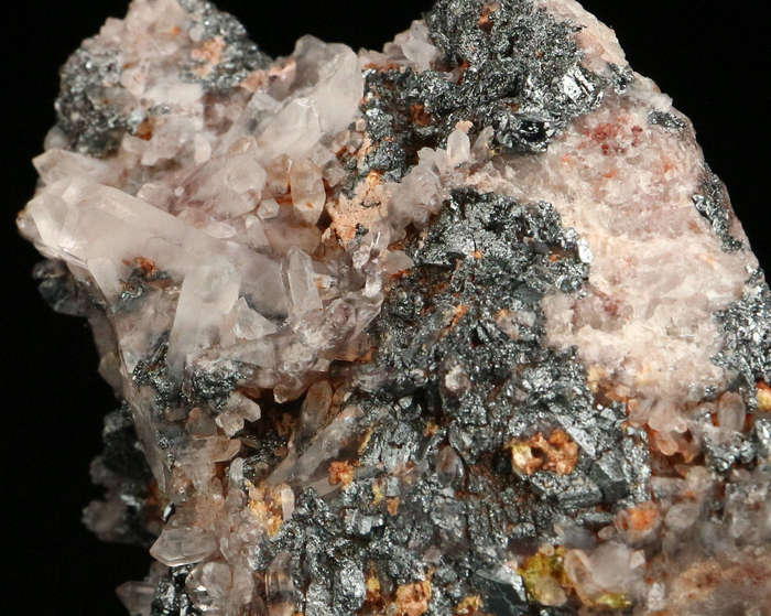 Hematite on Quartz Cluster, Artonvilla Mine, Musina, South Africa