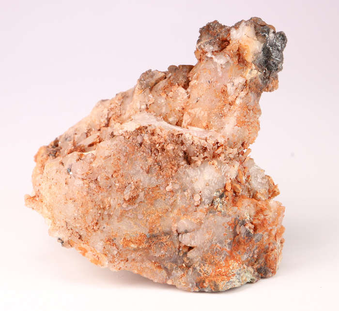 Hematite on Quartz Cluster, Artonvilla Mine, Musina, South Africa