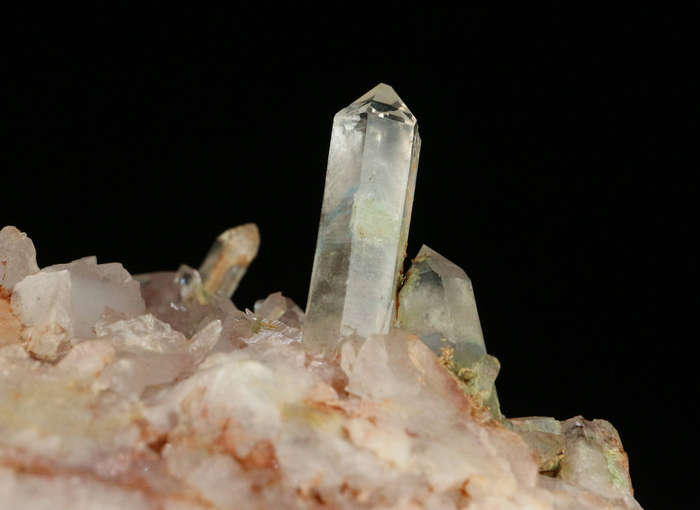 Papagoite, Ajoite, Epidote incl Quartz Cluster, Artonvilla Mine, Musina, South Africa