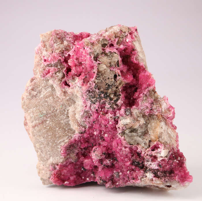 Cobaltoan Calcite on Matrix, Tenke Fungurume, DR Congo