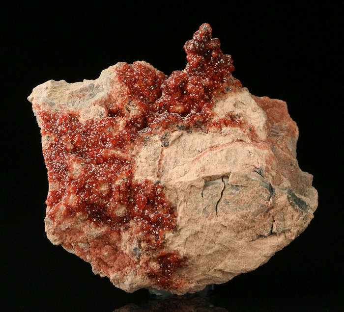 Andradite on Matrix, "N'Chwaning II Mine, Kalahari Manganese Field, Northern Cape, South Africa "