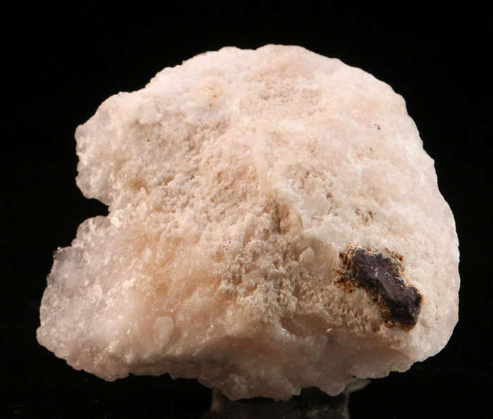 Manganite on Manganoan Calcite, N'Chwaning II, Northern Cape, South Africa