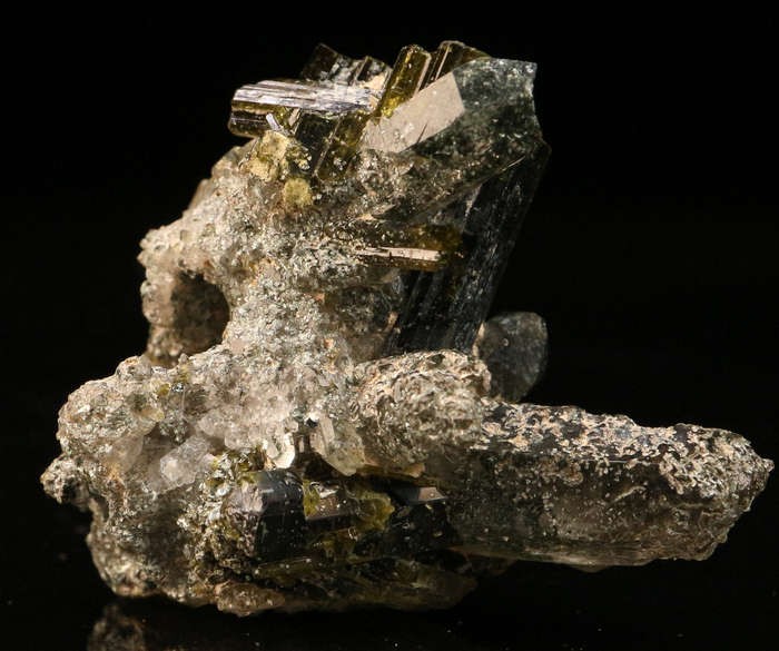 Quartz & Epidote Cluster, Naugas, Rehoboth District, Namibia