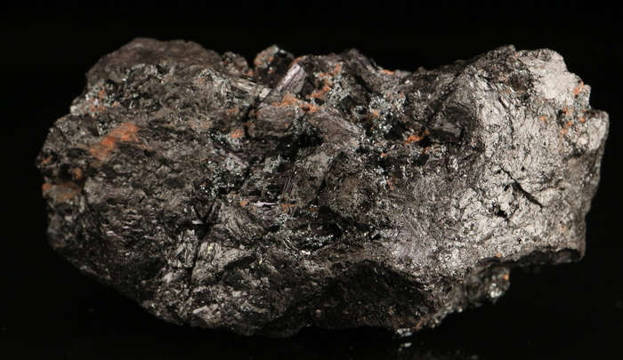 Hematite & Gaudefroyite on Matrix,"N'Chwaning II Mine, Kalahari Manganese Field, Northern Cape, Sout