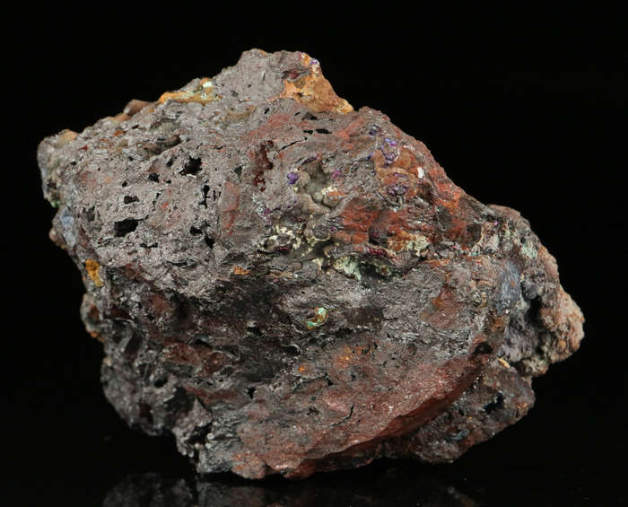 Chrysocolla on Goethite, Mashamba West Mine, DRC