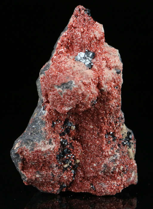 Hausmannite on Andradite,"N'Chwaning II Mine, Kalahari Manganese Field, Northern Cape, South Africa