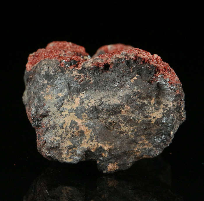 Hausmannite on Andradite,"N'Chwaning II Mine, Kalahari Manganese Field, Northern Cape, South Africa