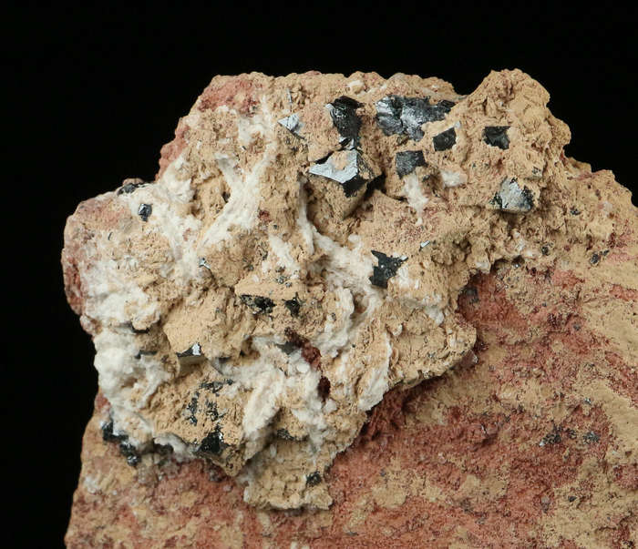 Hausmannite, Andradite on Matrix,"N'Chwaning II Mine, Kalahari Manganese Field, Northern Cape, South