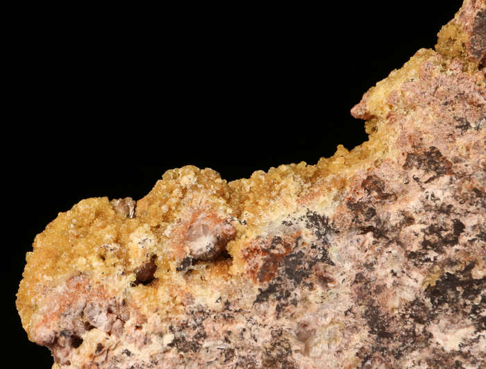 Ettringite on Brucite, Wessels Mine, Northern Cape, South Africa