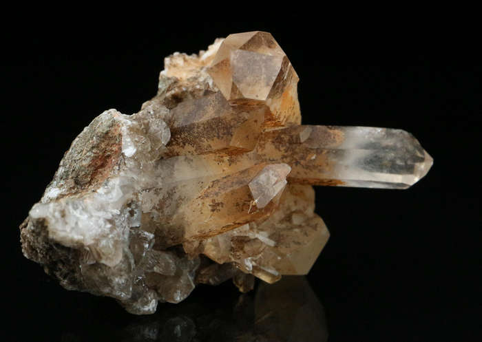 Quartz Cluster on Matrix, Gobobosebberge Mnt, Namibia