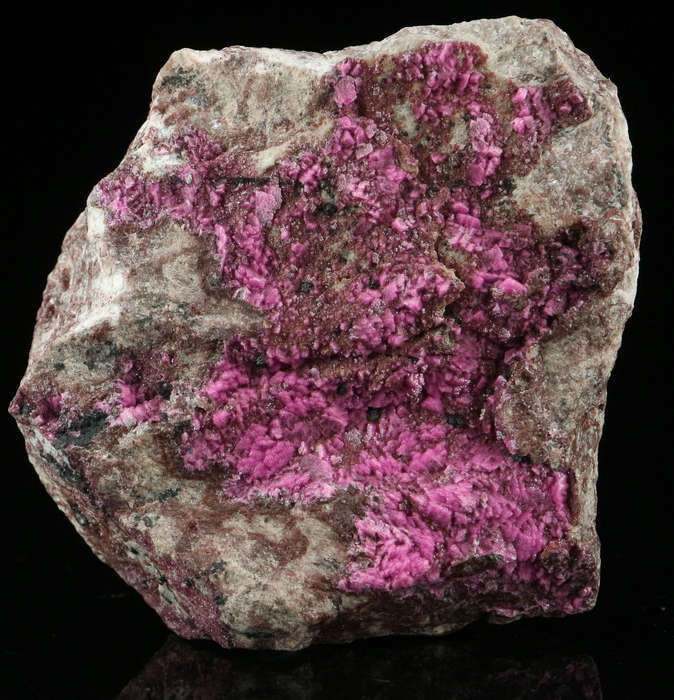 Cobaltoan Calcite on Matrix, Tenke Fungurume, DR Congo