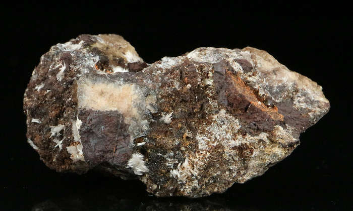 Olmiite, Calcite on Matrix,"N'Chwaning II Mine, Kalahari Manganese Field, Northern Cape, South Afric