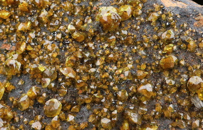 Sturmanite on Matrix, "N'Chwaning II Mine, Kalahari Manganese Field, Northern Cape, South Africa "