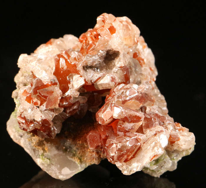 Cerussite on Matrix, Tsumeb Mine, Namibia
