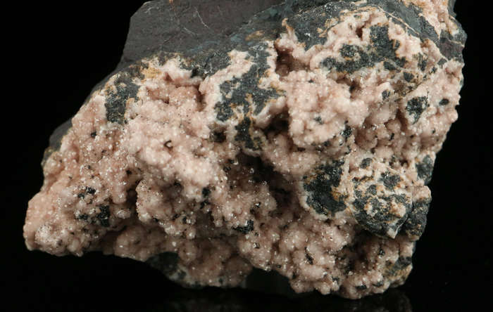 Rhodochrosite on Matrix,"N'Chwaning II Mine, Kalahari Manganese Field, Northern Cape, South Africa "