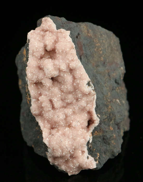 Rhodochrosite on Matrix,"N'Chwaning II Mine, Kalahari Manganese Field, Northern Cape, South Africa "