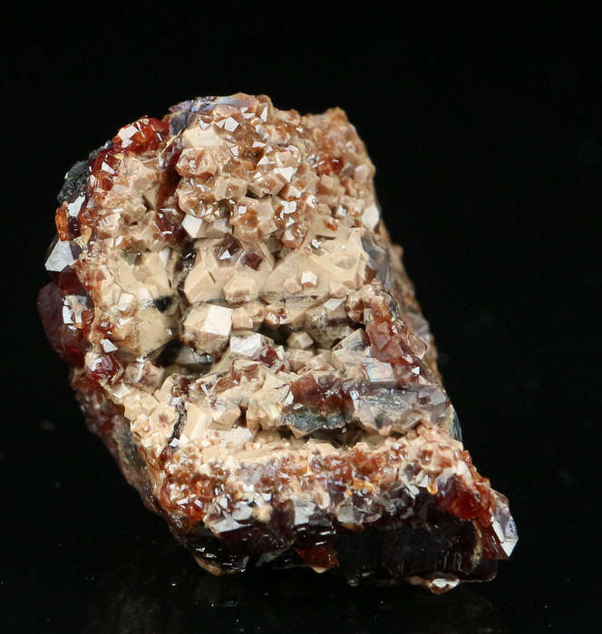 Andradite on Matrix, Okorusu Mine, Otjiwarongo, Otjozondjupa Region, Namibia