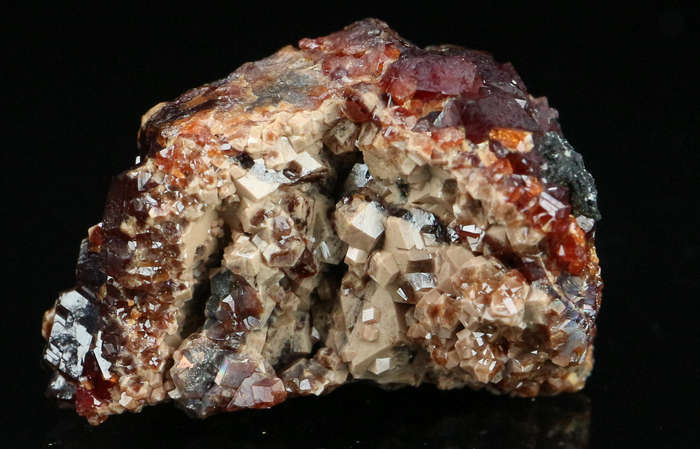 Andradite on Matrix, Okorusu Mine, Otjiwarongo, Otjozondjupa Region, Namibia
