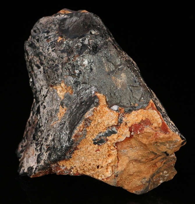 Andradite on Hematite, Wessels Mine, Northern Cape, South Africa