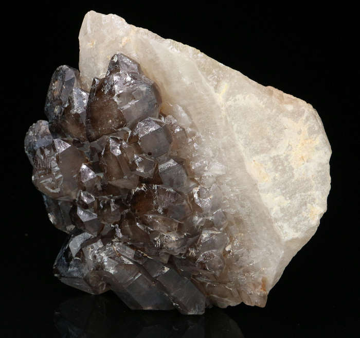 Smoky Quartz on Matrix, Erongo Mnt Region, Namibia