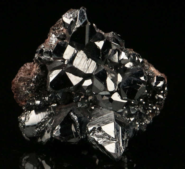 Hematite Cluster, "N'Chwaning II Mine, Kalahari Manganese Field, Northern Cape, South Africa "