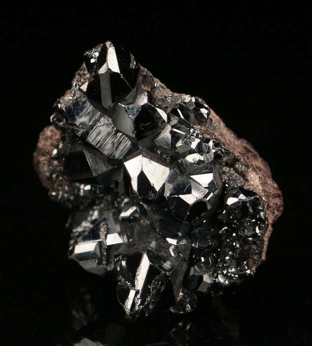 Hematite Cluster, "N'Chwaning II Mine, Kalahari Manganese Field, Northern Cape, South Africa "