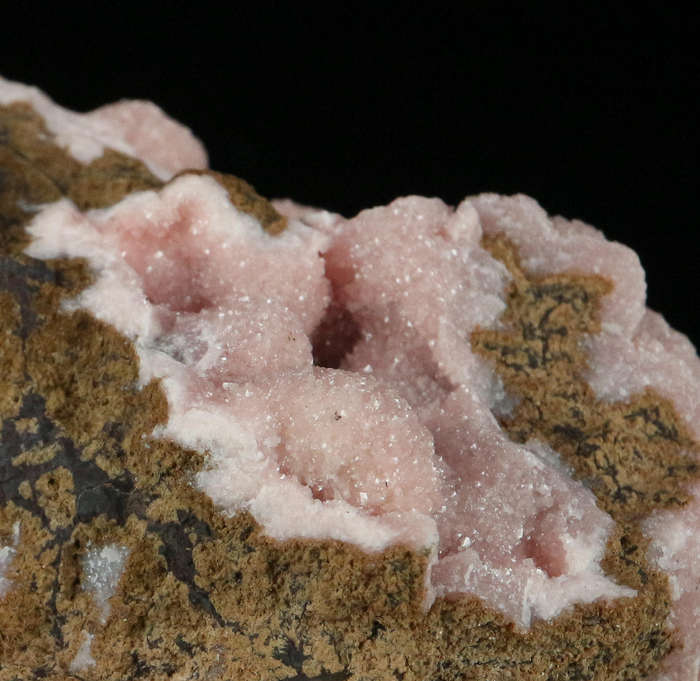 Rhodochrosite on Matrix,"N'Chwaning III Mine, Kalahari Manganese Field, Northern Cape, South Africa