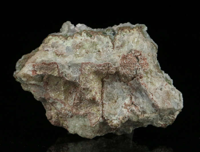 Calcite on Duftite, Tsumeb Mine, Namibia