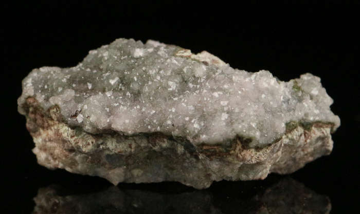 Calcite on Duftite, Tsumeb Mine, Namibia