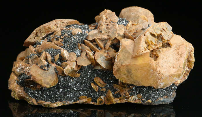 Sturmanite on Matrix, "N'Chwaning II Mine, Kalahari Manganese Field, Northern Cape, South Africa "