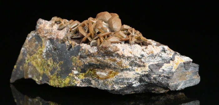 Sturmanite on Matrix, "N'Chwaning II Mine, Kalahari Manganese Field, Northern Cape, South Africa "