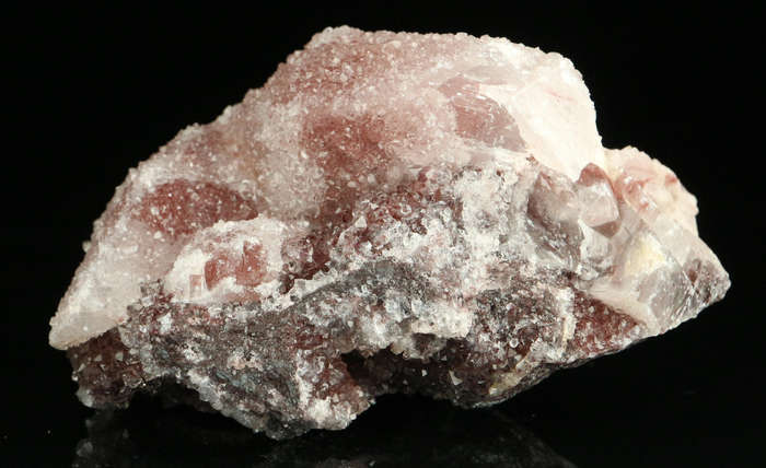 Quartz on Calcite on Matrix,"N'Chwaning II Mine, Kalahari Manganese Field, Northern Cape, South Afri