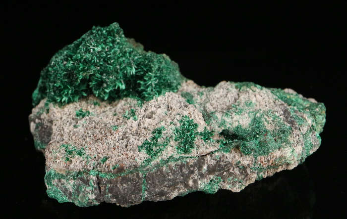 Malachite on Matrix, Kombat Mine, Namibia