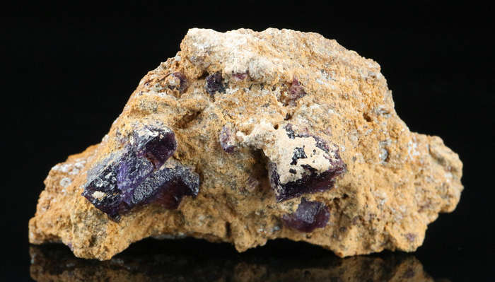 Grape Jelly Fluorite on Matrix, Damaraland, Palmwag, Erongo, Namibia