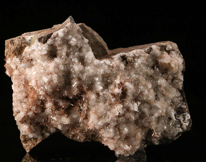 Inesite, Baryte and Calcite, N'Chwaning II, Nothern Cape, South Africa
