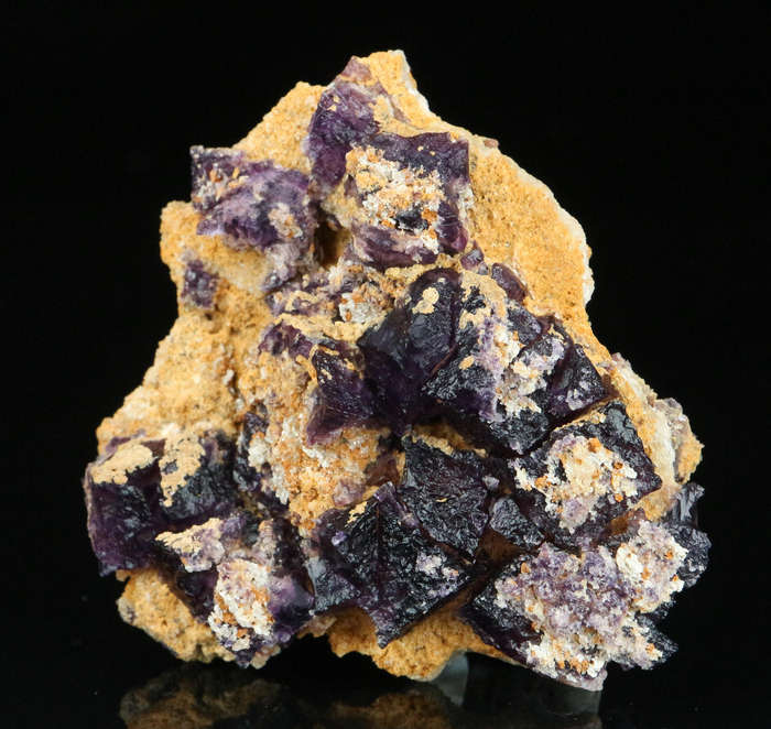 Grape Jelly Fluorite on Matrix, Damaraland, Palmwag, Erongo, Namibia