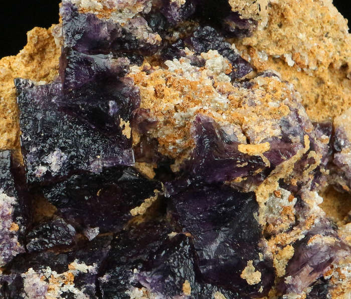 Grape Jelly Fluorite on Matrix, Damaraland, Palmwag, Erongo, Namibia