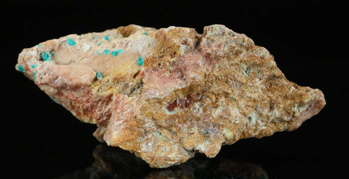 Dioptase on Matrix, Kaokoveld Region, Namibia