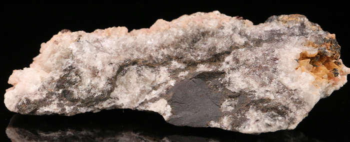 Rhodochrosite and Calcite Cluster, N'Chwaning II, Northern Cape, South Africa