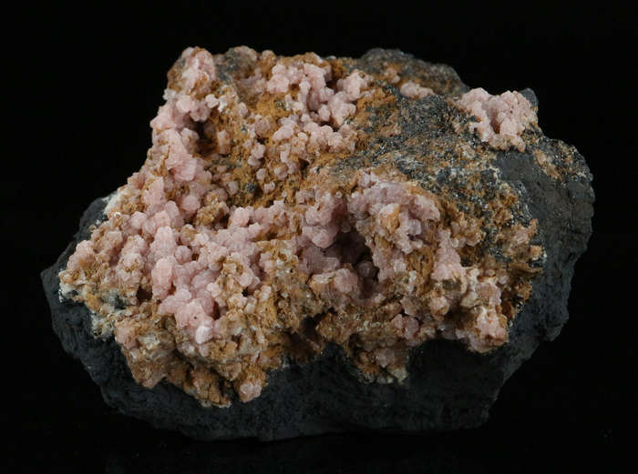 Rhodochrosite on Matrix,"N'Chwaning II Mine, Kalahari Manganese Field, Northern Cape, South Africa "