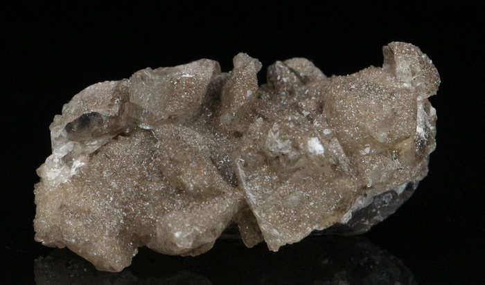 Calcite on Quartz, Gobobosebberge Mnt, Namibia