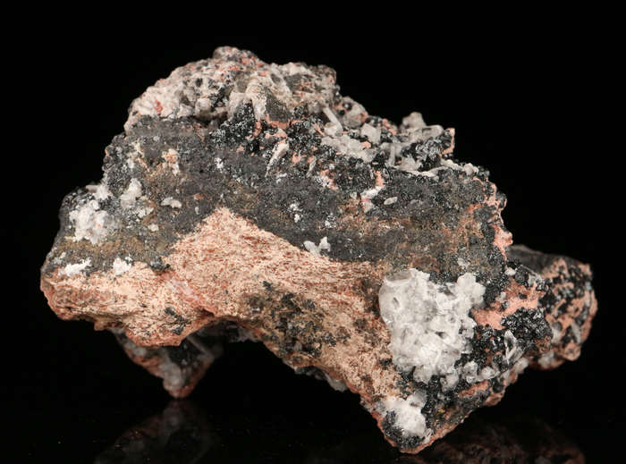 Baryte, Andradite and Hausmannite Cluster,N'Chwaning II, Northern Cape, South Africa