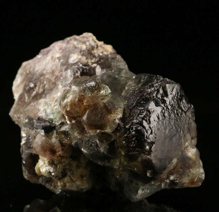 Muscovite on Fluorite, Erongo Mnt Region, Namibia